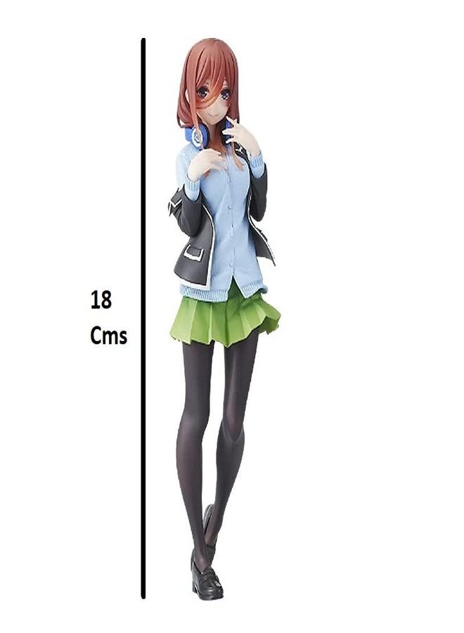 KENMA The Quintessential Quintuplets Nakano Miku Action Figures Anime Statuettes Collectible Decorations Children Gift Dolls 17cm Toy - Image 5